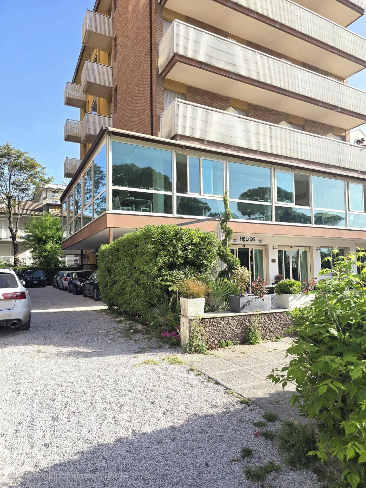 Hotel Helios Beach Milano Marittima Exterior foto
